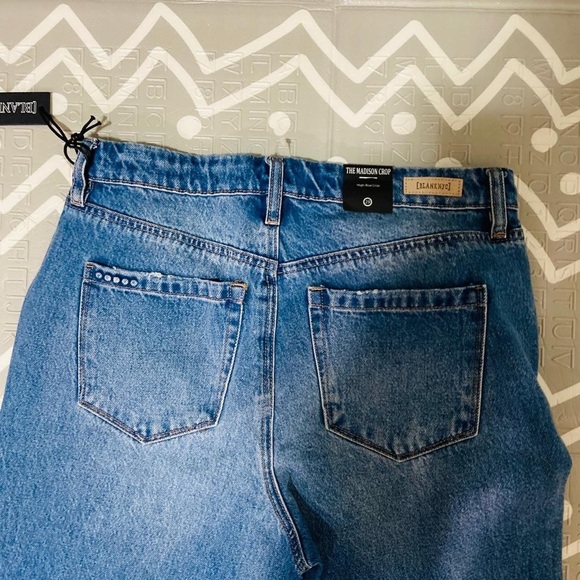 Blank NYC high rise Madison crop ripped denim jeans - Picture 11 of 13